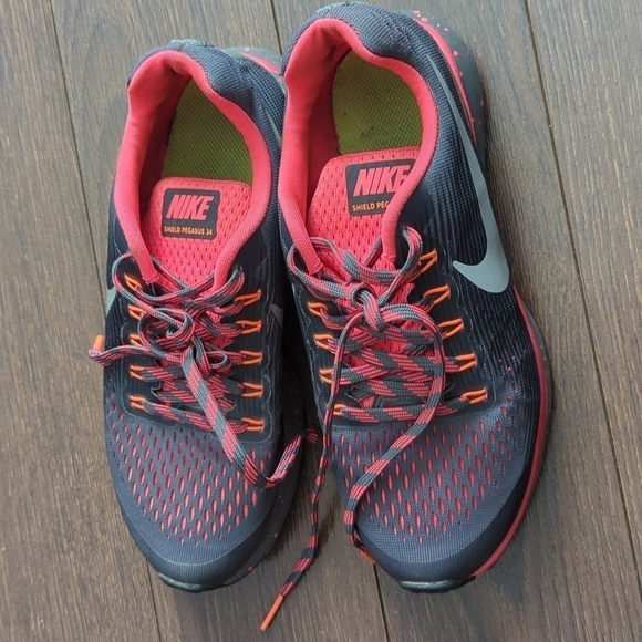 Nike Zoom Pegasus 34 Shield GS Running Athletic Shoes 922849 4.5Y - Picture 3 of 12